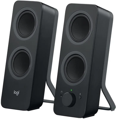 Logitech Z207 Bluetooth PC-Lautsprecher 10W Stereo, 3.5 mm Eingang, Schwarz OVP - Bild 1 von 4