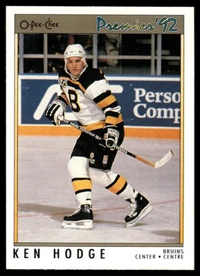 1991-92 O-Pee-Chee Premier #41 Ken Hodge - Image 1 of 2