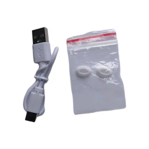 USB Charger Power Cable And Earphone Covers For Lenovo Lp40 Pro Earbuds - Picture 1 of 1
