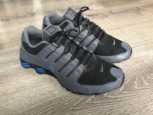 OG Nike Shox Mens Size 14 Rare Running Shoes Leather Gray Black 378341-049 - Picture 1 of 12