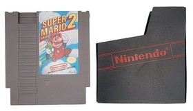 NINTENDO NES Super Mario Bros 2 Video Game Cartridge Tested Works Vintage 1985