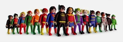 DC Playmobil Kinder Surprise (2025) Complete Full Set (16/16) | With Papers - Image 1 of 4