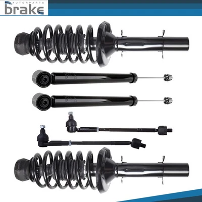 Front Rear Complete Struts Inner Outer Tie Rod For Volkswagen Beetle Jetta Golf - Image 1 of 4