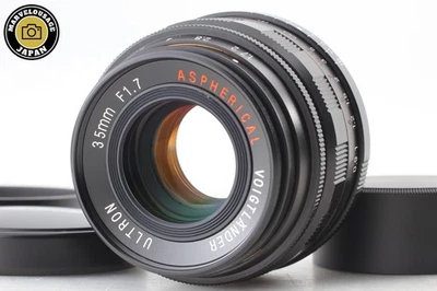 [MINT w/ Hood ] Voigtlander ULTRON 35mm 1.7 Aspherical Black L39 Lens From JAPAN - Image 1 of 4