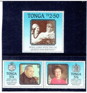 TONGA 1986 Queen Elizabeth II's Birthday CV $9.00 - Picture 1 of 1