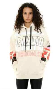 NWT Pe Nation Westbrook Hoodie Relaxed Fit Hooded Fleece Jumper Sweatshirt S L - Picture 1 of 9