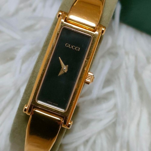 Orologio da polso donna GUCCI 1500L colore oro bracciale originale con garanzia funzionante
