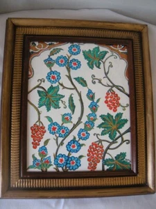 GENUINE Pamir Thompson Acrylic on Canvas Red Grapes Painting  L@@K - Picture 1 of 7