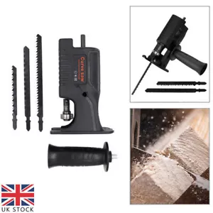 Electric Drill Wood Cutter Machine Attachment Adapter Reciprocating Saw Adapter - Picture 1 of 13