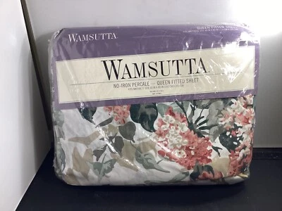 Sábana bajera vintage Wamsutta Queen se adapta a colchón tamaño 60" x 80" 152 cm X 203 Foto 1 de 2