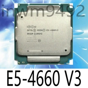 Intel Xeon E5-4660 V3 SR22P 2.10GHz 14-Cores 35MB LGA2011-3 120W CPU Processor - Picture 1 of 1