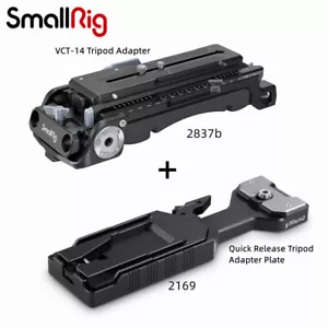 SmallRig VCT-14 Quick Release Tripod Plate 2169 With VCT-14 Shoulder Pad Pro2837 - Picture 1 of 19