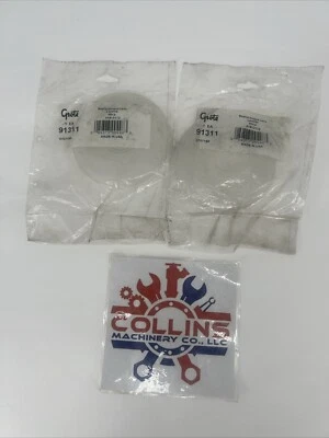 Lote de 2 lentes de reposição traseiras transparentes Grote 91311 4" - Imagem 1 de 3