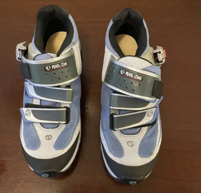 Pearl iZumi | Zapato de Ciclismo | Vagabond R4 | Talla 42 Mujer’s Azul/Gris Nunca Usado Foto 1 de 3