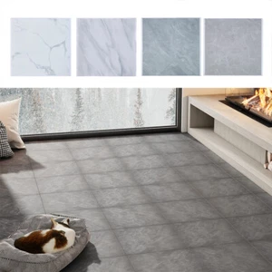 12pcs Floor Tiles Self Adhesive Textured Marble Flooring DIY Kitchen Bathroom UK - Picture 1 of 17