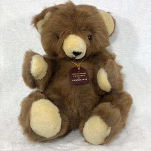 Peluche de colección Cuddle Wit Bear 13" marrón A Child Hood Creación - Imagen 1 de 13