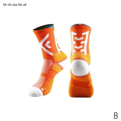 Mens Elite Basketball Socks Sport Socks Anti Slip Men Football Soc✨j T5Y9 D2P3 - Image 1 of 4