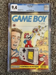 Game Boy #1 (1990) CGC 9.4 1st Valiant Brand Emblem, 1st Valiant Black/Red Logo - Picture 1 of 2