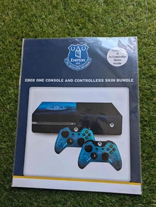 Xbox One Everton Football Console & Controller Skin Bundle – New Sealed Toffees - Picture 1 of 3
