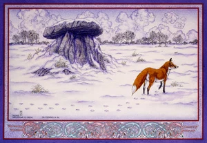 DOLMEN DE PAISAJE CELTA IRLANDÉS. HAROLDSTOWN INVIERNO 23x16 por Jim FitzPatrick - Imagen 1 de 1
