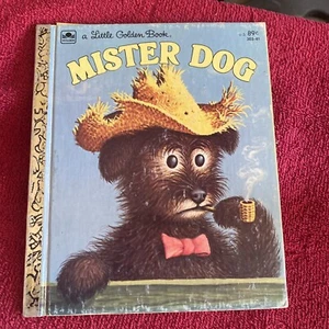 VG 1952 HC Little Golden Book Early Edition Mister Dog Garth Williams M Brown - Picture 1 of 5