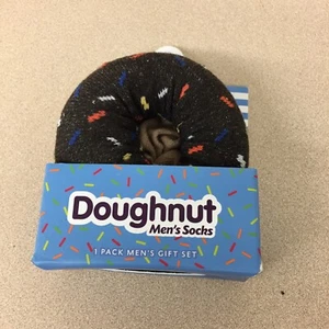 Funky Socks Donuts Pack Socks Size 6-12 Men’s Crew New Tags AR369 - Picture 1 of 5