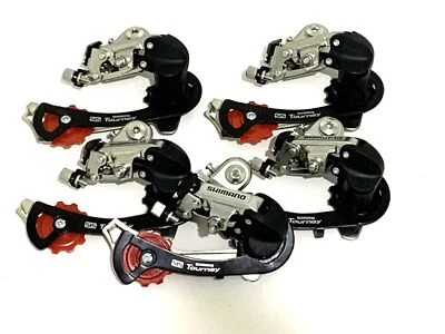 LOT OF 5 Shimano Tourney RD-TZ40 6/7/8 Axle Mount Bike Rear Derailleur NEW - Image 1 of 4