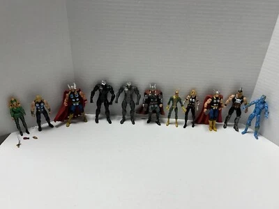 "Lote de 11 figuras de acción Hasbro Marvel Universe Thor de 3,75""" Foto 1 de 4