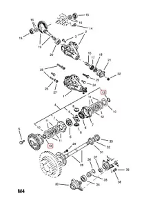 GENUINE ISUZU 8-94453935-0 Side Gear Thrust Washer - Limited Slip Differential - Picture 1 of 3