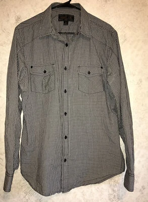 Camisa informal de manga larga a cuadros a cuadros con botones HELIX para hombre grande L algodón Foto 1 de 4