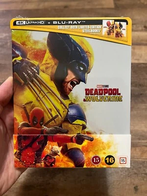 Deadpool & Wolverine w. Steelbook (4K UHD + Blu-ray, EU Import, Region Free) V2 - Image 1 of 3
