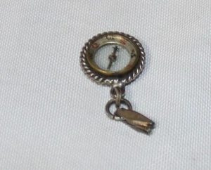 1880's Antique Victorian Compass Charm Pendant working very nice shape - Picture 1 of 5