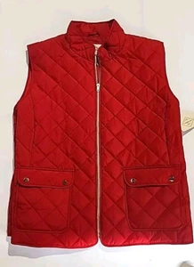 St. John's Bay Cabaret Red Vest Women's 3XL NEW - Picture 1 of 4