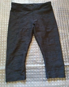 bcg Size Girls Large Active wear pants Textured Lines Stretchy Gray bcgh - Picture 1 of 9