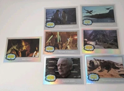 2015 Topps Star Wars JTTFA Hoth Frosted Ice /150 Lot Of 7 - Image 1 of 4