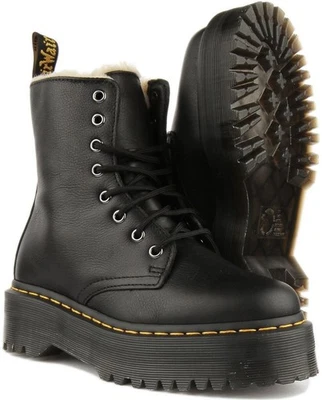 DR MARTENS Jadon Fourrure 8 Ojos Plataforma Cremallera 5 M 4 W Ver Descripción Foto 1 de 4