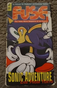 Fuse: The Video Game Magazine Vo. 1 Issue 1 VHS Tape Sonic Adventures 1998 Rare - Picture 1 of 6