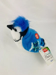 Wild Republic Audubon Birds Blue Jay Plush 5" Bird with Working Bird Calls NWT - Picture 1 of 9