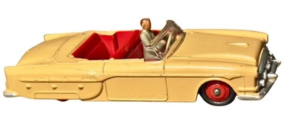 Vintage Dinky Toys Packard Convertible with Driver No. 132 - Red Hubs & Box - Image 1 of 4