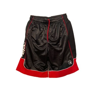 AND1 Red Black Basketball Shorts Mens S - Image 1 of 3