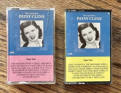 2 Cassette Tapes Of The Legendary Patsy Cline 1990 MCA Records Foto 1 de 4