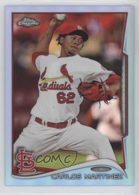 2014 Topps Chrome Blue Refractor /199 Carlos Martinez #54 - Image 1 of 2