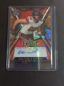 🔥🔥2023 Leaf Exotic Dalton Kincaid Clownfish Mojo XRC Rookie RC Auto 2/3 Bills