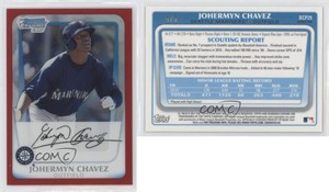 2011 Bowman Chrome Prospects Red Refractor /5 Johermyn Chavez #BCP29