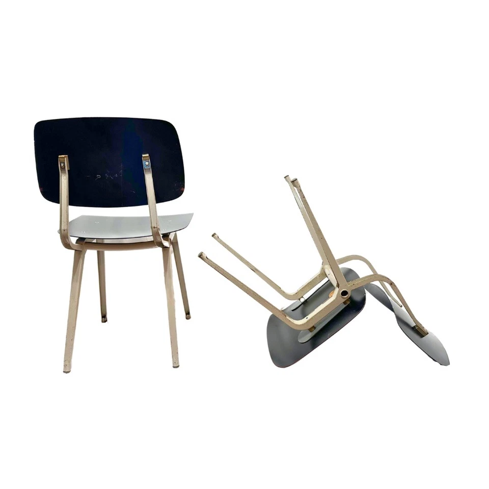 Sillas Ahrend de Cirkel Revolt de Friso Kramer - azules - 1964 - 2 disponibles Foto 1 de 4