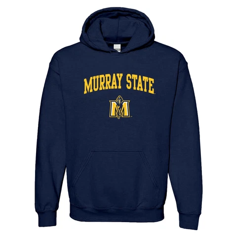 Murray State Racers Arch Logo Hooded Sweatshirt - Navy Cover