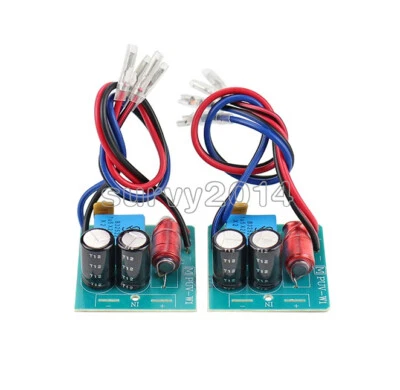 2pcs 60W 2 Way Speaker Crossover Board Bass Tweeter Frequency Divider - Image 1 of 4