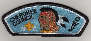Cherokee Council (N. Carolina) CSP S-4,Indian w/ War Paint, Black Brd, Mint! - Picture 1 of 1