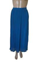 OTTO MODE BLUE PLEATED SKIRT SIZE 12 POLYESTER ELASTIC WAIST.