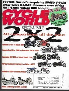 Cycle World Magazine May 1999- Honda Gold Wing, Kawasaki ZRX1100, Yamaha YZF-R1 - Imagen 1 de 2